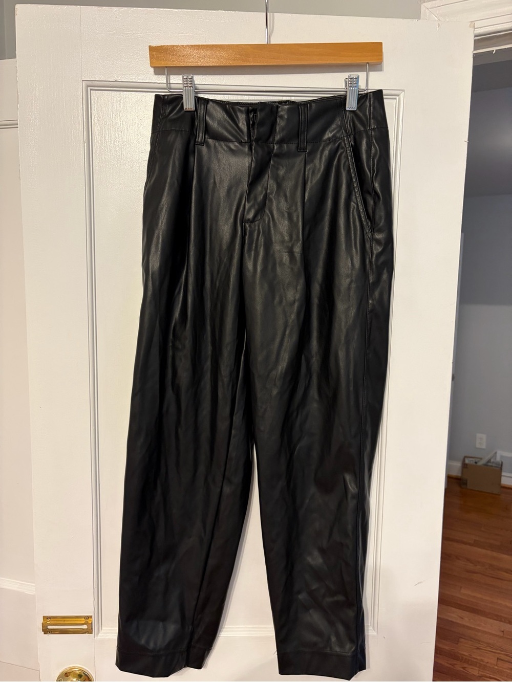 ‘a new day’ Black Faux Leather pants 
Size 2 
Perfect condition
